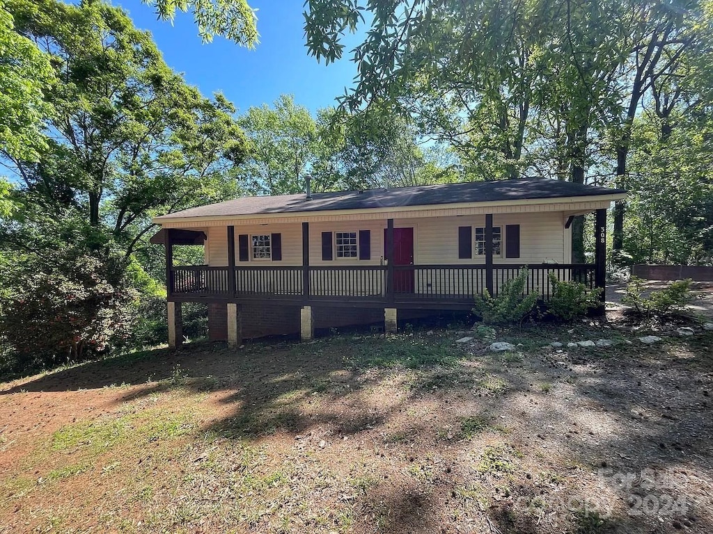 view of ranch-style house