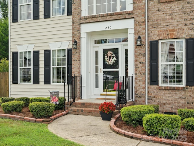 view of entrance to property