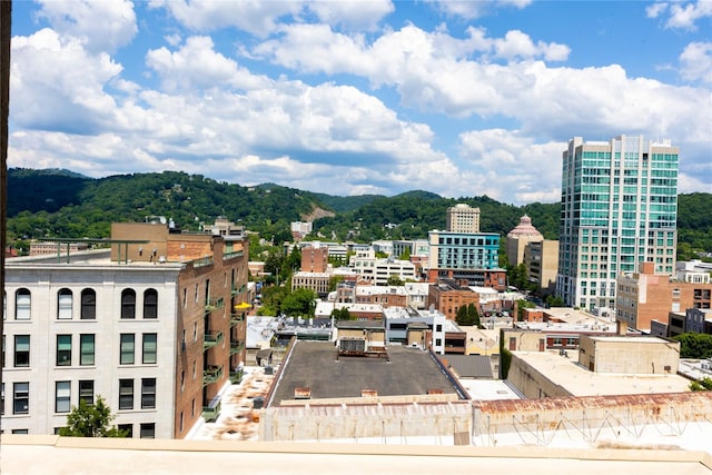 view of city with a mountain view