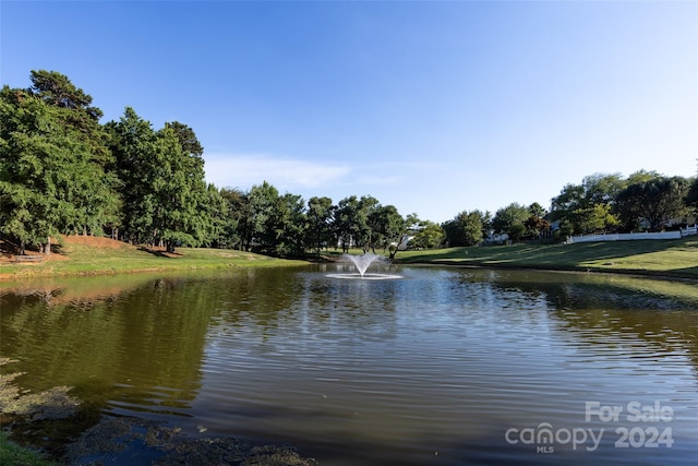 view of water feature