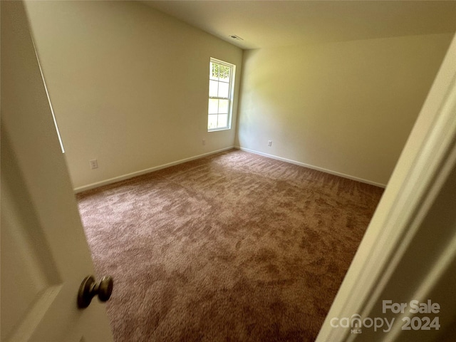 spare room featuring carpet floors