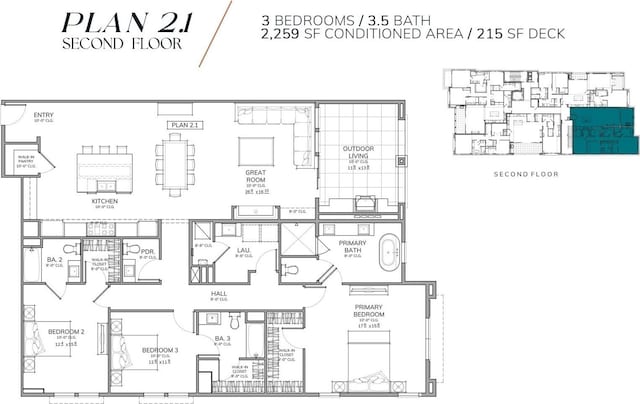 409 Queens Rd Unit 204, Charlotte, NC 28207 - view of property floor plan