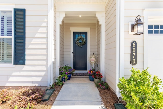 view of property entrance