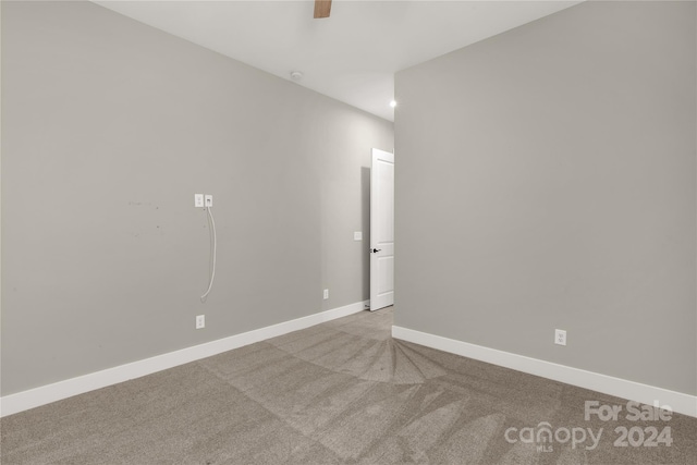 empty room with light carpet