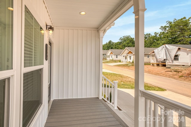 balcony with a porch