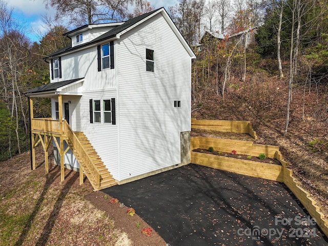 view of rear view of house