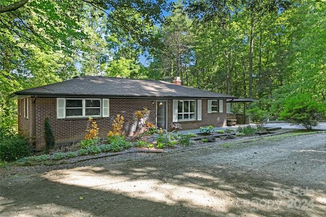 view of front of home