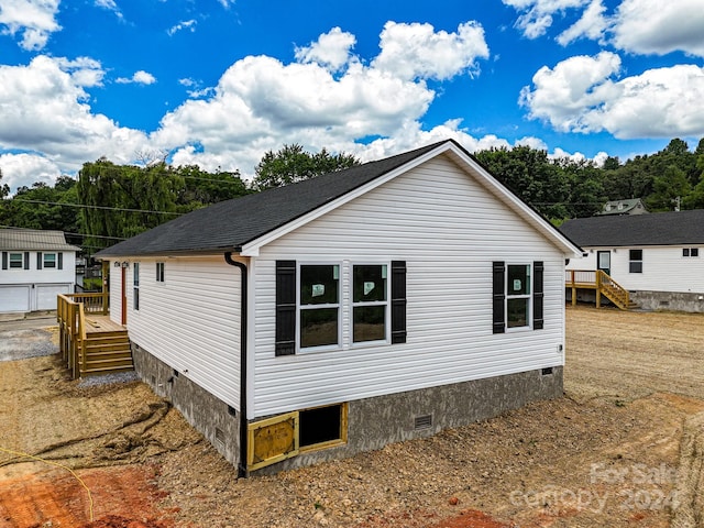 view of side of home