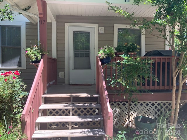 view of entrance to property