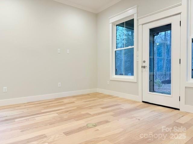 entryway featuring light wood-type flooring