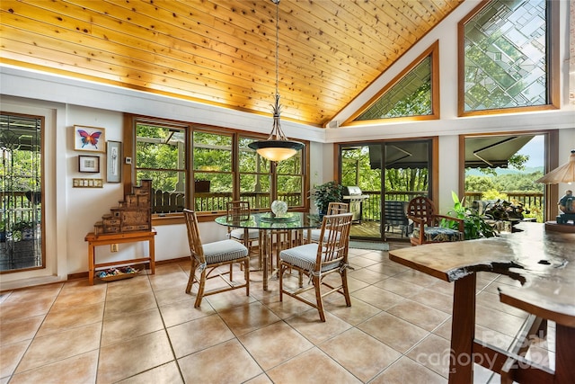 sunroom featuring a healthy amount of sunlight