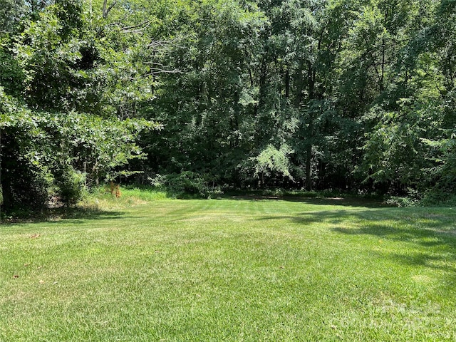 1111 S Skyland Dr, Mount Pleasant, NC 28124 - view of yard with a forest view