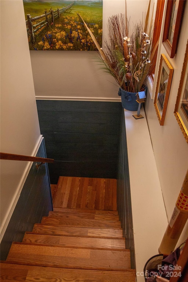 view of stairs