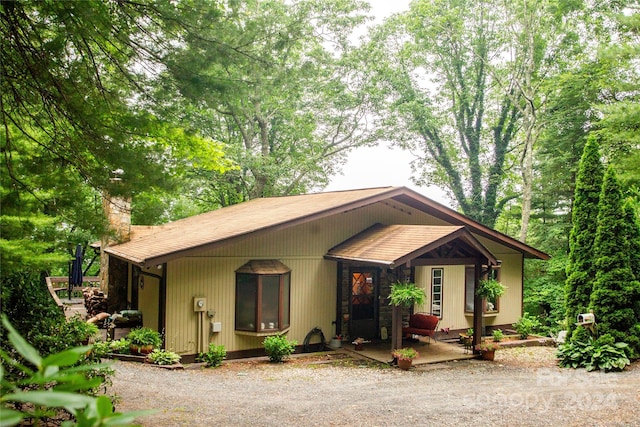 view of front of home