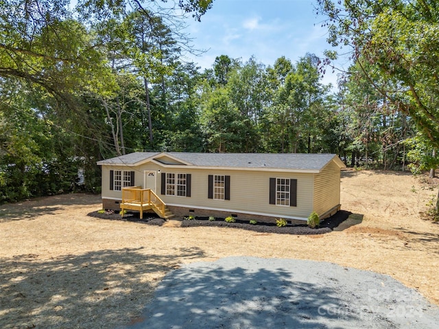 view of front of property