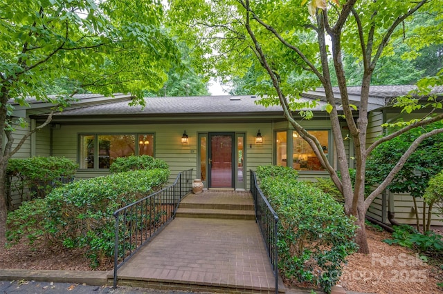 view of ranch-style home