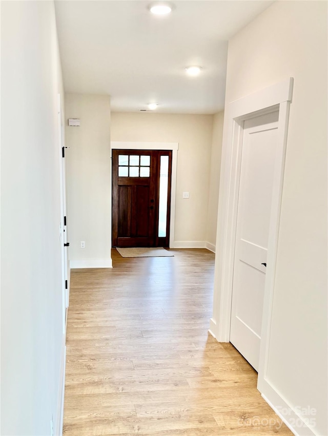 1387 River Club Rdg, Lenoir, NC 28645 - entrance foyer featuring recessed lighting, light wood-style flooring, and baseboards