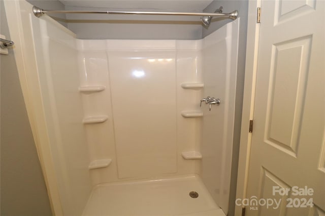 bathroom with a shower