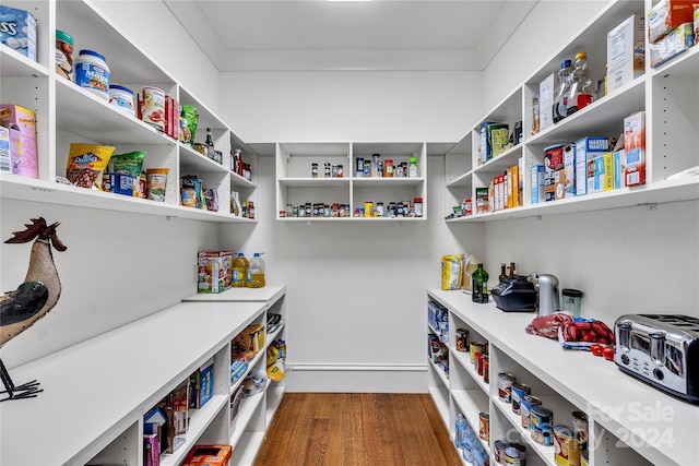 view of pantry