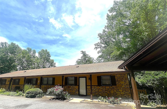 view of ranch-style house