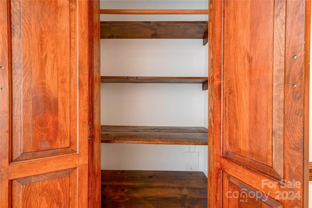 view of closet