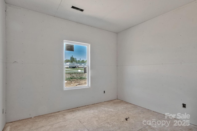 view of unfurnished room