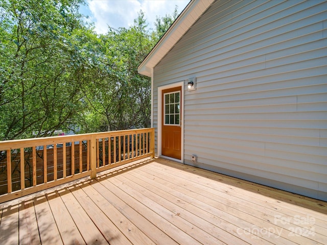 view of deck