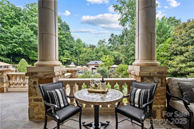 view of patio