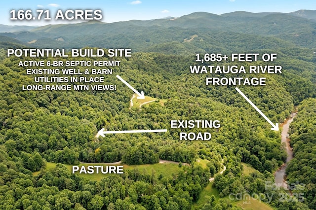 166ACRES Lower Rush Branch Rd, Sugar Grove NC, 28679 land for sale