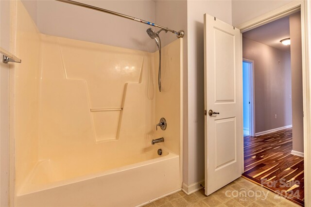 bathroom featuring bathtub / shower combination