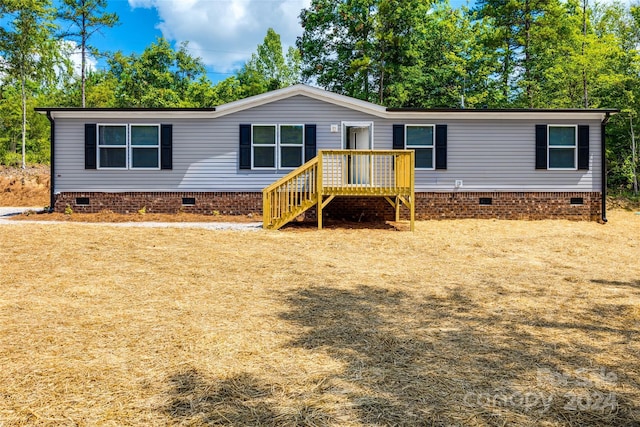 view of manufactured / mobile home