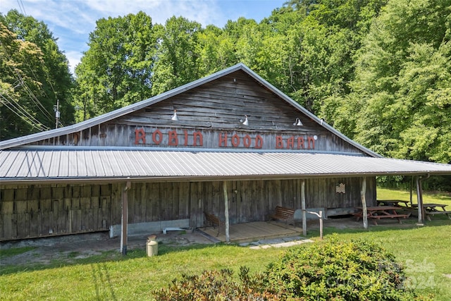 view of back of property