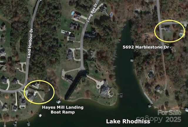 5692 Marblestone Dr, Granite Falls, NC 28630 - aerial map of property and surrounding area