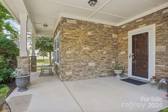 exterior space featuring a porch