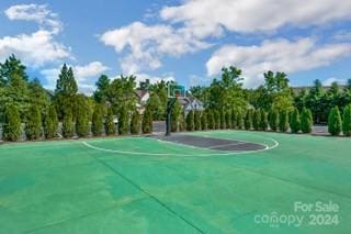 view of basketball court