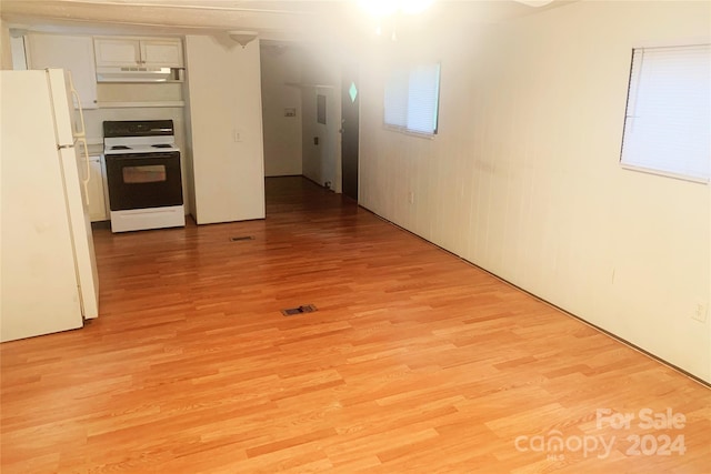 interior space featuring light hardwood / wood-style flooring