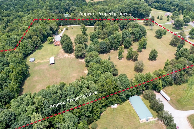 4299 Randleman Rd, Iron Station, NC 28080 - aerial view featuring a view of trees