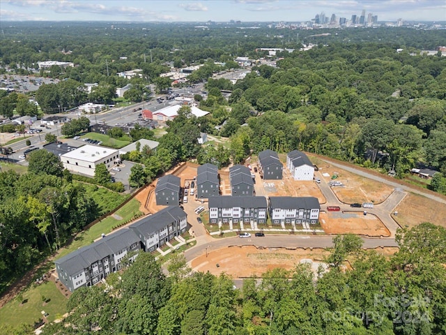 drone / aerial view featuring a residential view