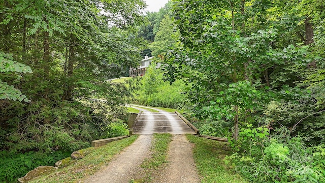 view of road