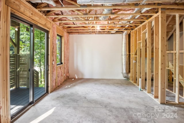 miscellaneous room featuring concrete floors