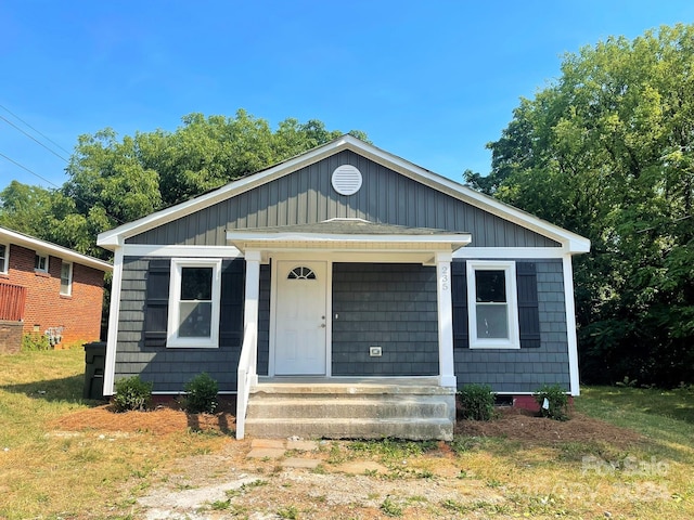 view of bungalow-style house