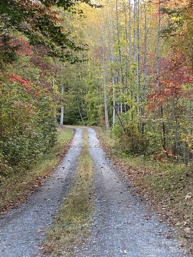 view of road