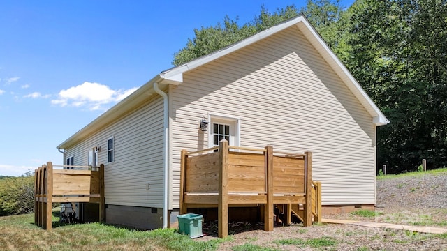 view of side of home