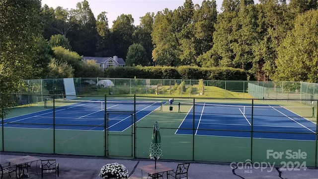 view of sport court