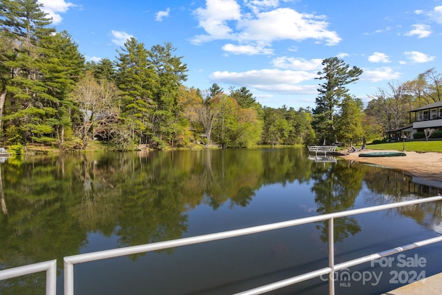 property view of water