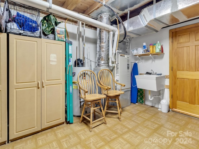 utility room with sink