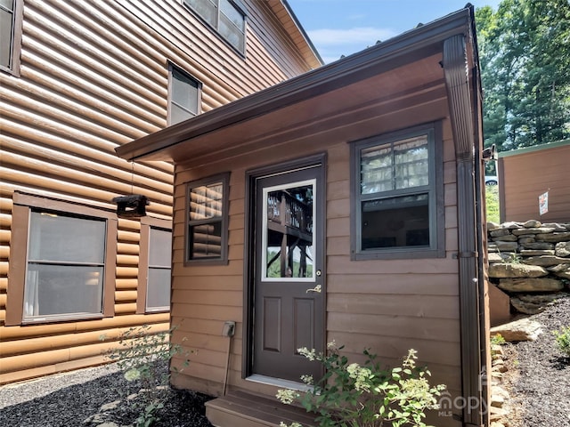 view of entrance to property