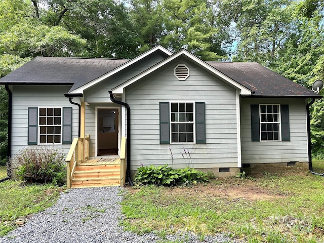 view of front of home