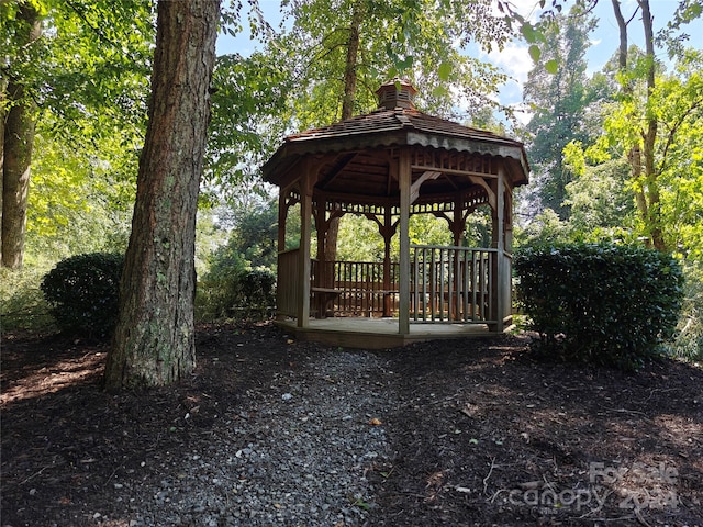 surrounding community featuring a gazebo