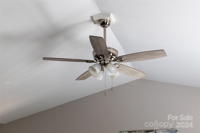 interior details with ceiling fan